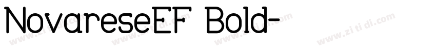 NovareseEF Bold字体转换